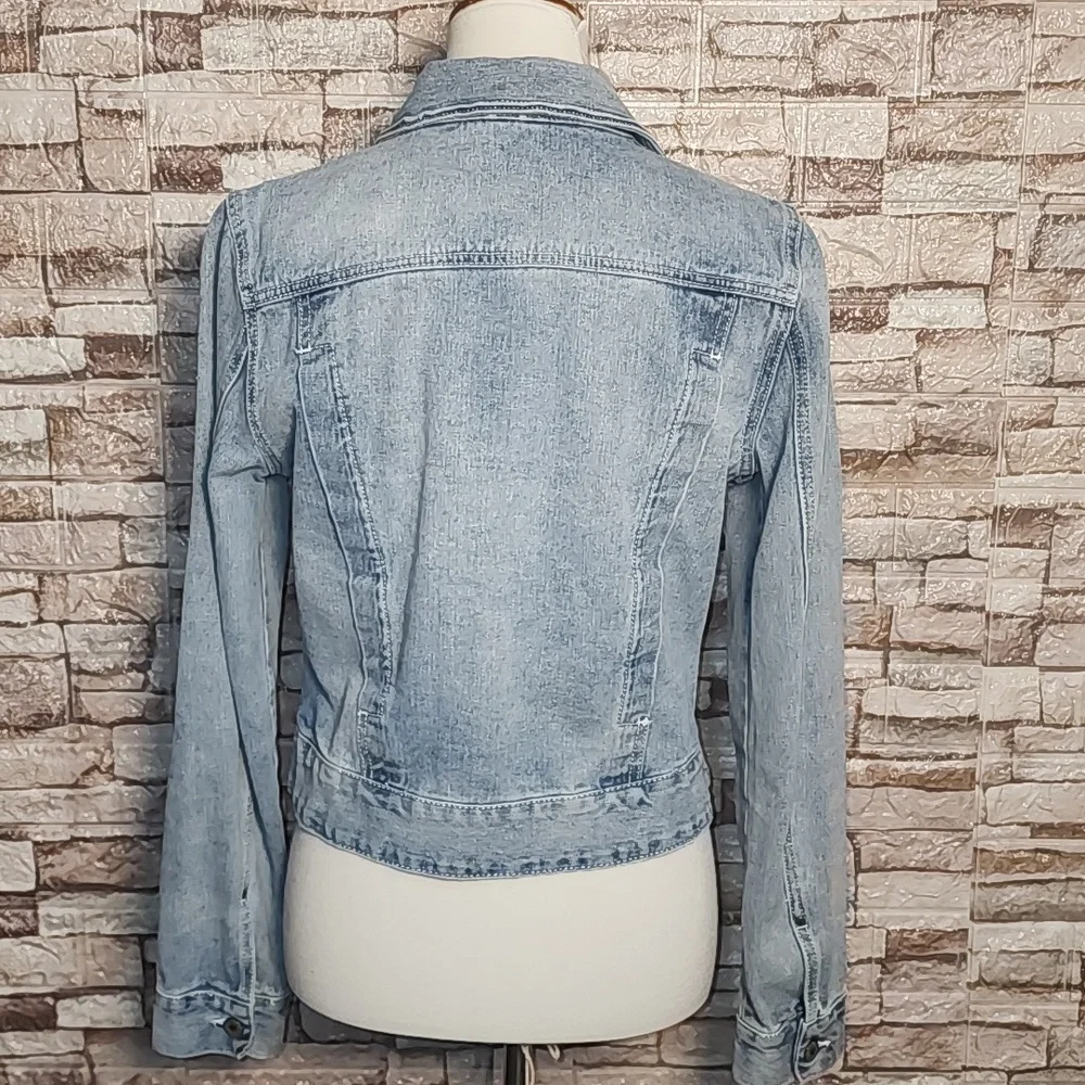 Free People Light Blue Denim Jacket - Picture 2 of 8